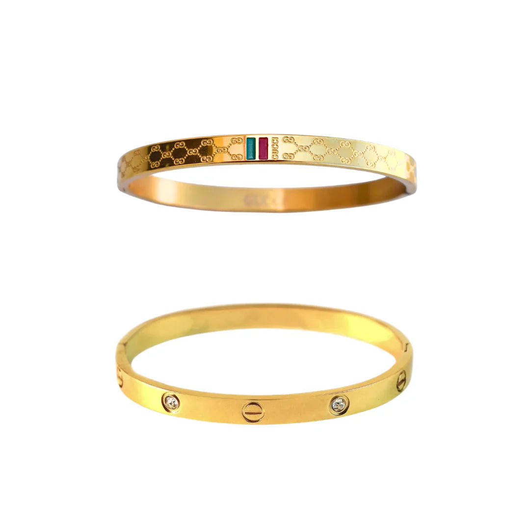 Love And Charm Bangle Stack