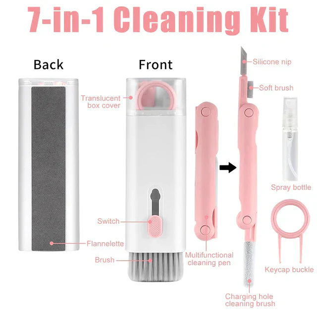 7-in-1 Keyboard Cleaner Brush Kit