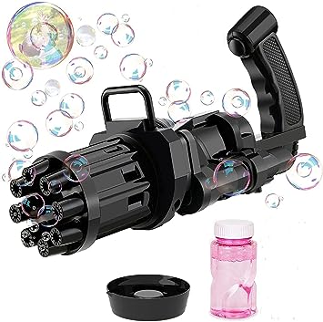 8-Hole Bubble Gun Machine