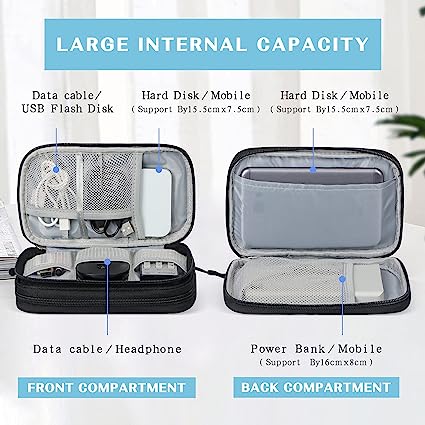 Travel Cable Organizer Bag Electronic Storage